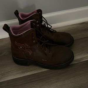 Steel Toe womens boot